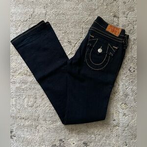 True Religion Low-Waist Flare Jeans